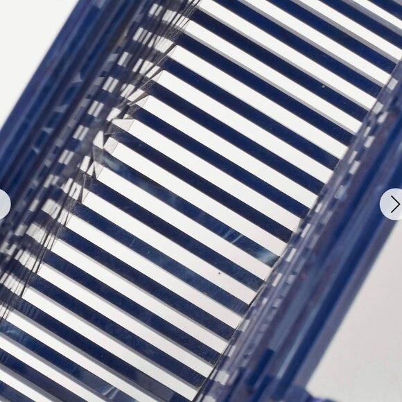 Cult Gaia Purse Acrylic Ark Small | Lapis | Cult Gaia Acrylic Ark Clutch - Picture 5 of 10